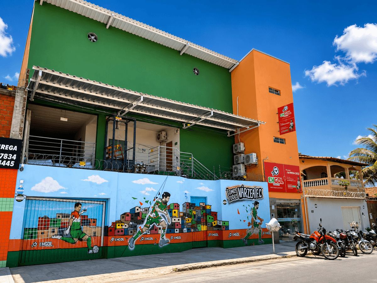 Fachada EhGol Sports - Loja e Fábrica em Montes Claros